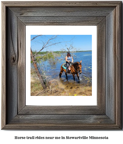 horse trail rides near me in Stewartville, Minnesota